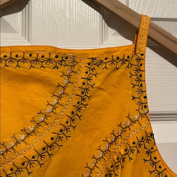 Ulla Johnson Pilar Peplum Top Papaya Orange Size 6 - Picture 8 of 12